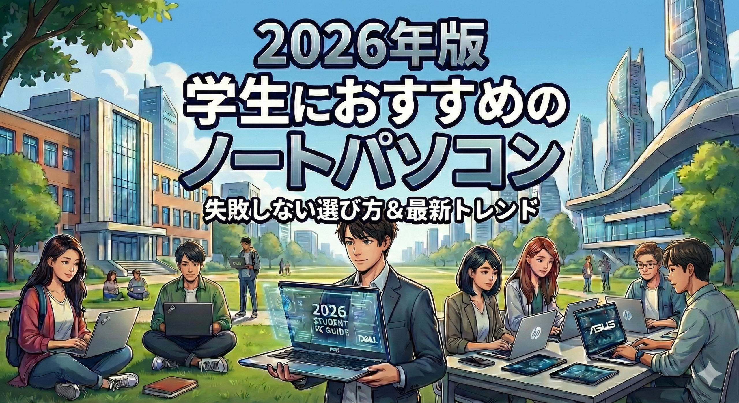 2026年度新入生におすすめのPC比較。生協PC、MacBook、Windowsの選び方